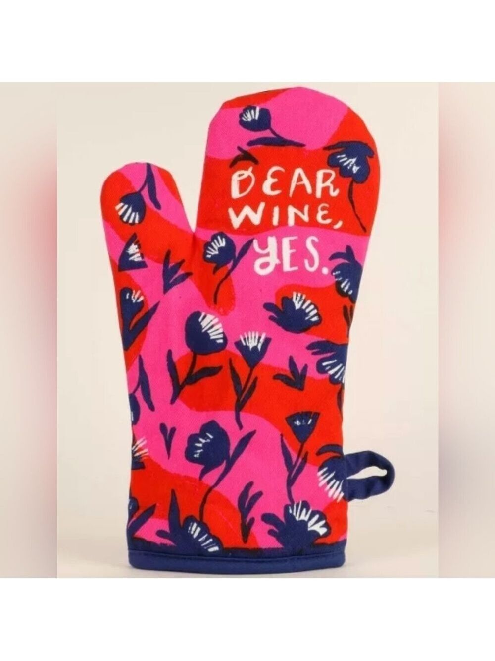 Oven Mitt- Dear Wine, Yes  Blue Q